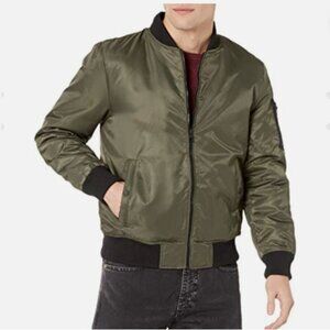 Guess Bomber Jacket Men’s Dark Green Size XLT Tall